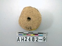 藏品(紅色夾砂陶紡輪)的圖片